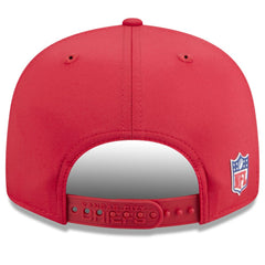 Kansas City Chiefs New Era 2025 Sideline Split Panel 9FIFTY Snapback Hat Red | NFL