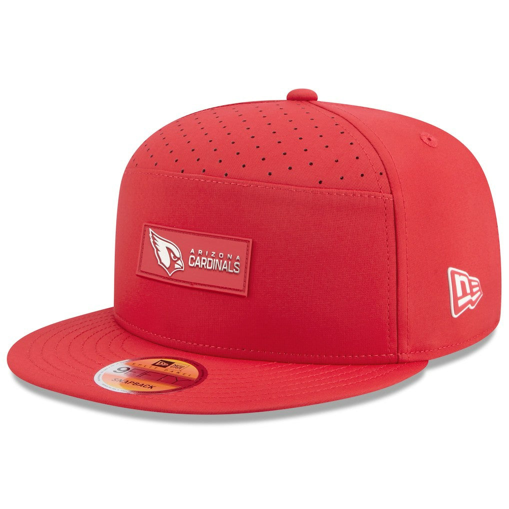 Arizona Cardinals New Era 2025 Sideline Split Panel 9FIFTY Snapback Hat Cardinal | NFL