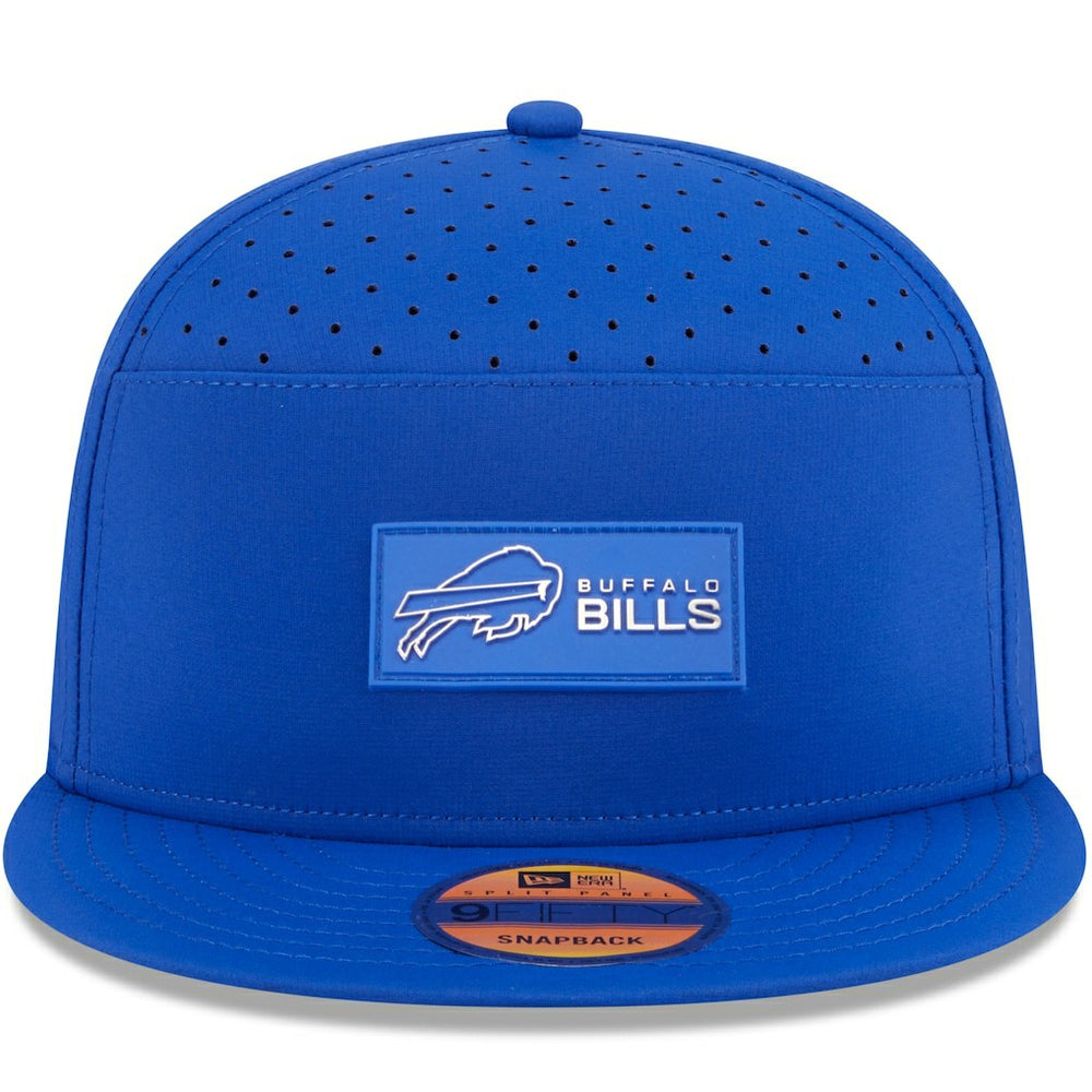 Buffalo Bills New Era 2025 Sideline Split Panel 9FIFTY Snapback Hat Royal | NFL