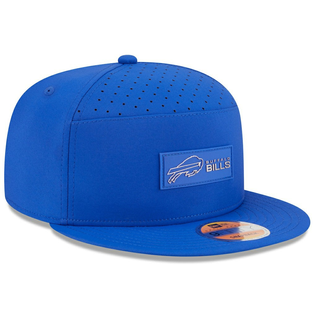 Buffalo Bills New Era 2025 Sideline Split Panel 9FIFTY Snapback Hat Royal | NFL