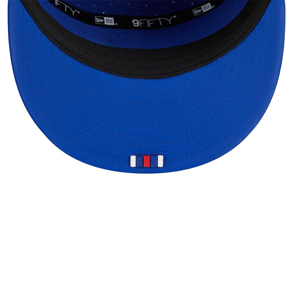 Buffalo Bills New Era 2025 Sideline Split Panel 9FIFTY Snapback Hat Royal | NFL
