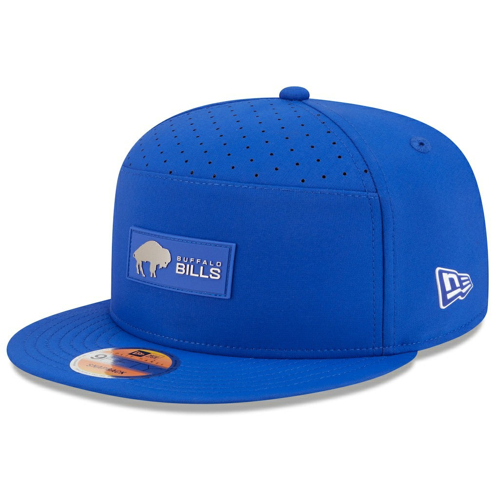 Buffalo Bills New Era 2025 Sideline Throwback Split Panel 9FIFTY Snapback Hat Royal | NFL