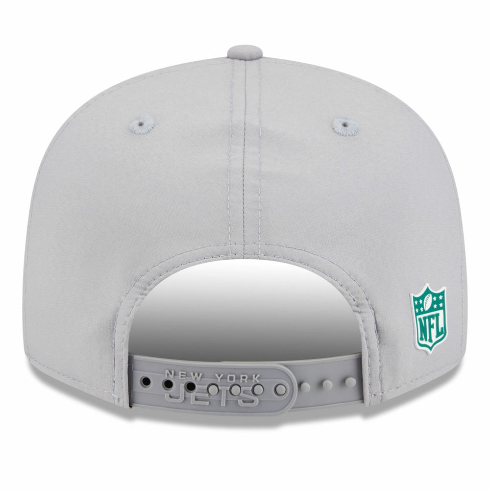 New York Jets New Era 2025 Sideline Split Panel 9FIFTY Snapback Hat Gray | NFL