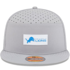 Detroit Lions New Era 2025 Sideline Split Panel 9FIFTY Snapback Hat Gray | NFL