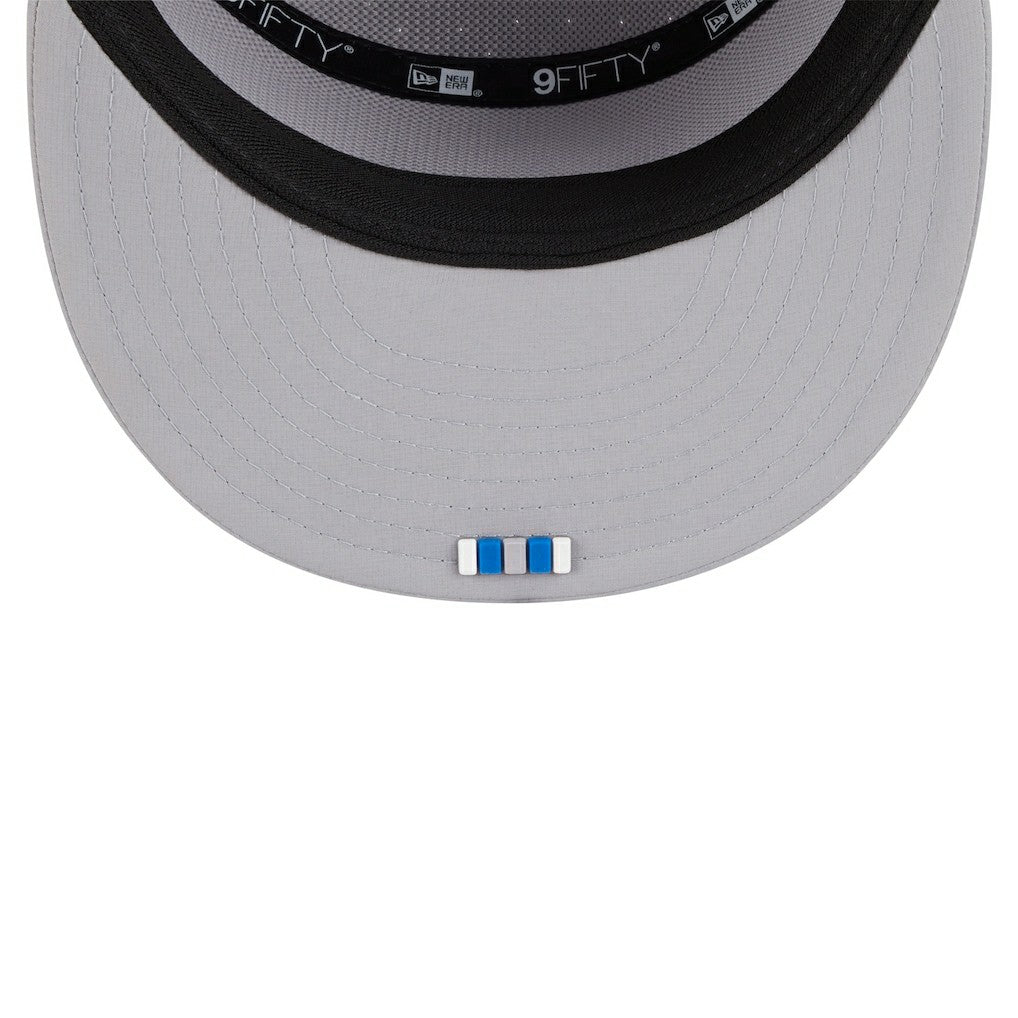 Detroit Lions New Era 2025 Sideline Split Panel 9FIFTY Snapback Hat Gray | NFL