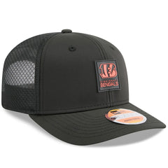 Cincinnati Bengals New Era 2025 Sideline 9SEVENTY Trucker Adjustable Hat Black | NFL