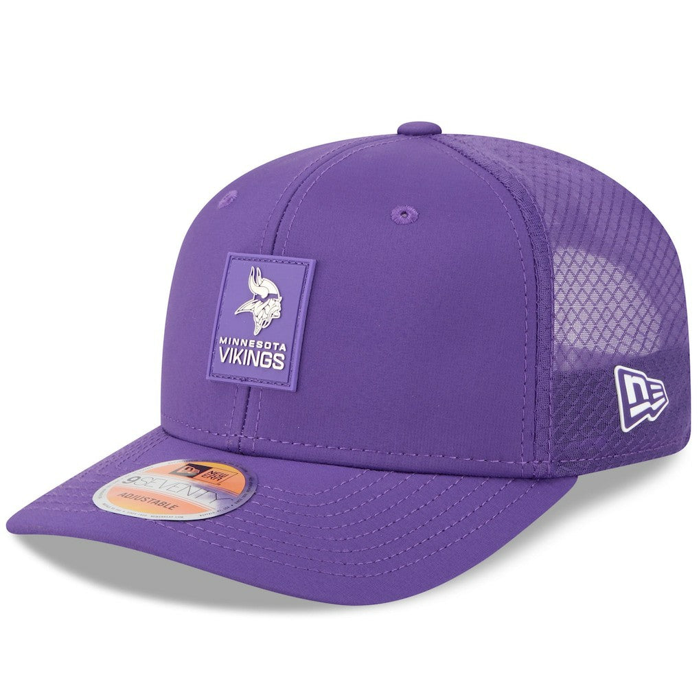 Minnesota Vikings New Era 2025 Sideline 9SEVENTY Trucker Adjustable Hat Purple | NFL