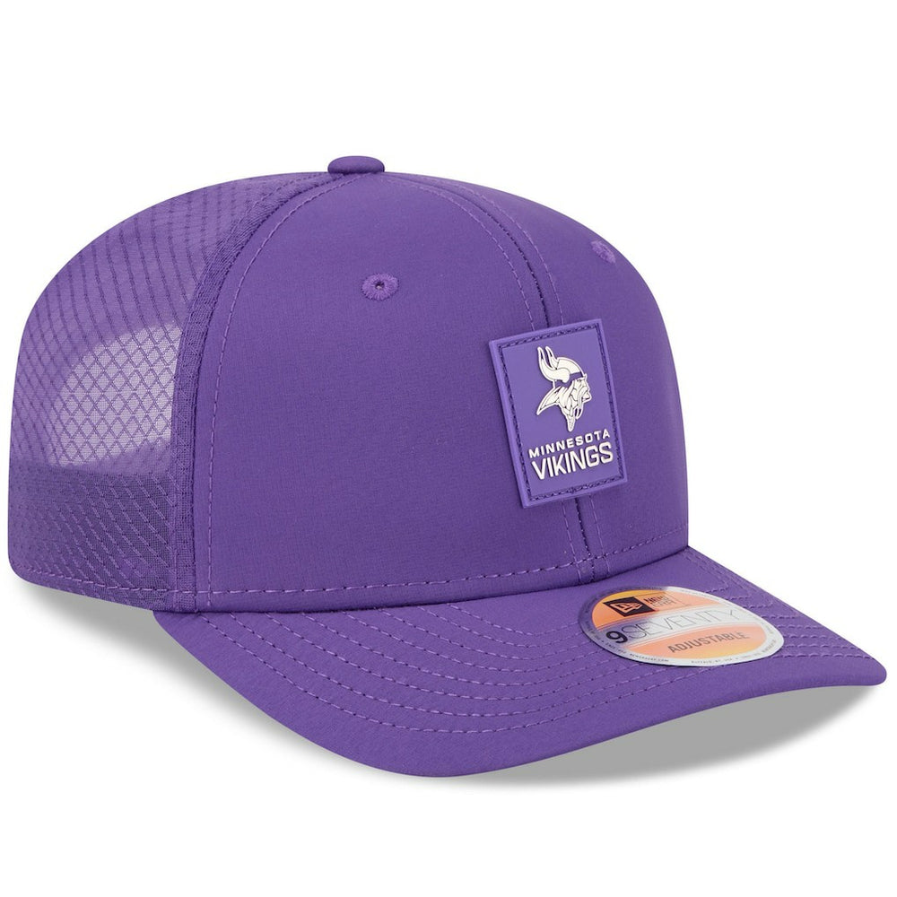 Minnesota Vikings New Era 2025 Sideline 9SEVENTY Trucker Adjustable Hat Purple | NFL