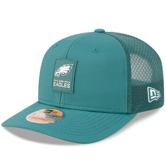 Philadelphia Eagles New Era 2025 Sideline 9SEVENTY Trucker Adjustable Hat Green | NFL