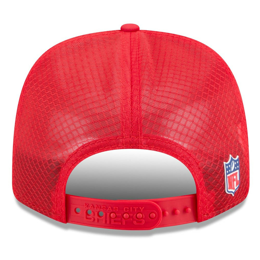 Kansas City Chiefs New Era 2025 Sideline 9SEVENTY Trucker Adjustable Hat Red | NFL