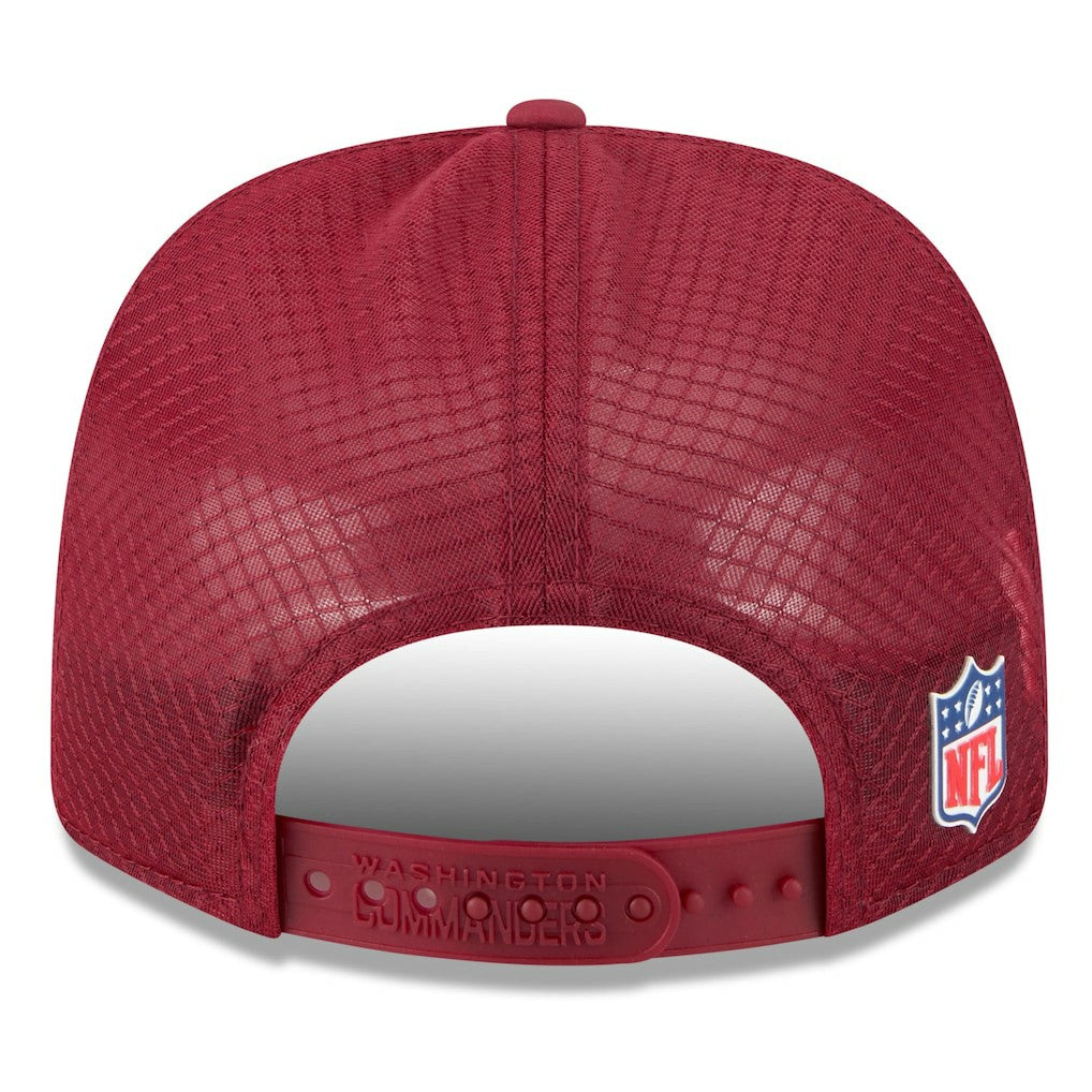 Washington Commanders New Era 2025 Sideline 9SEVENTY Trucker Adjustable Hat Burgundy | NFL