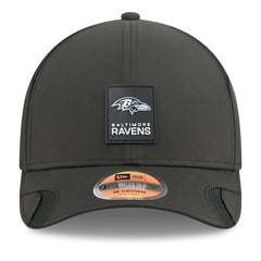 Baltimore Ravens New Era 2025 Sideline M-Crown 9FORTY Adjustable Hat Black | NFL
