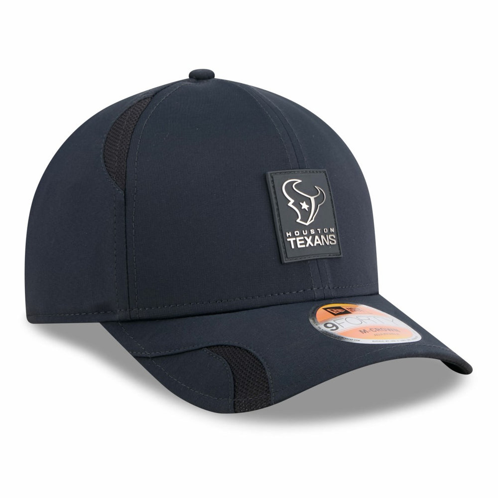Houston Texans New Era 2025 Sideline M-Crown 9FORTY Adjustable Hat Navy | NFL
