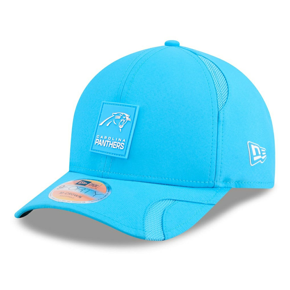 Carolina Panthers New Era 2025 Sideline M-Crown 9FORTY Adjustable Hat Blue | NFL