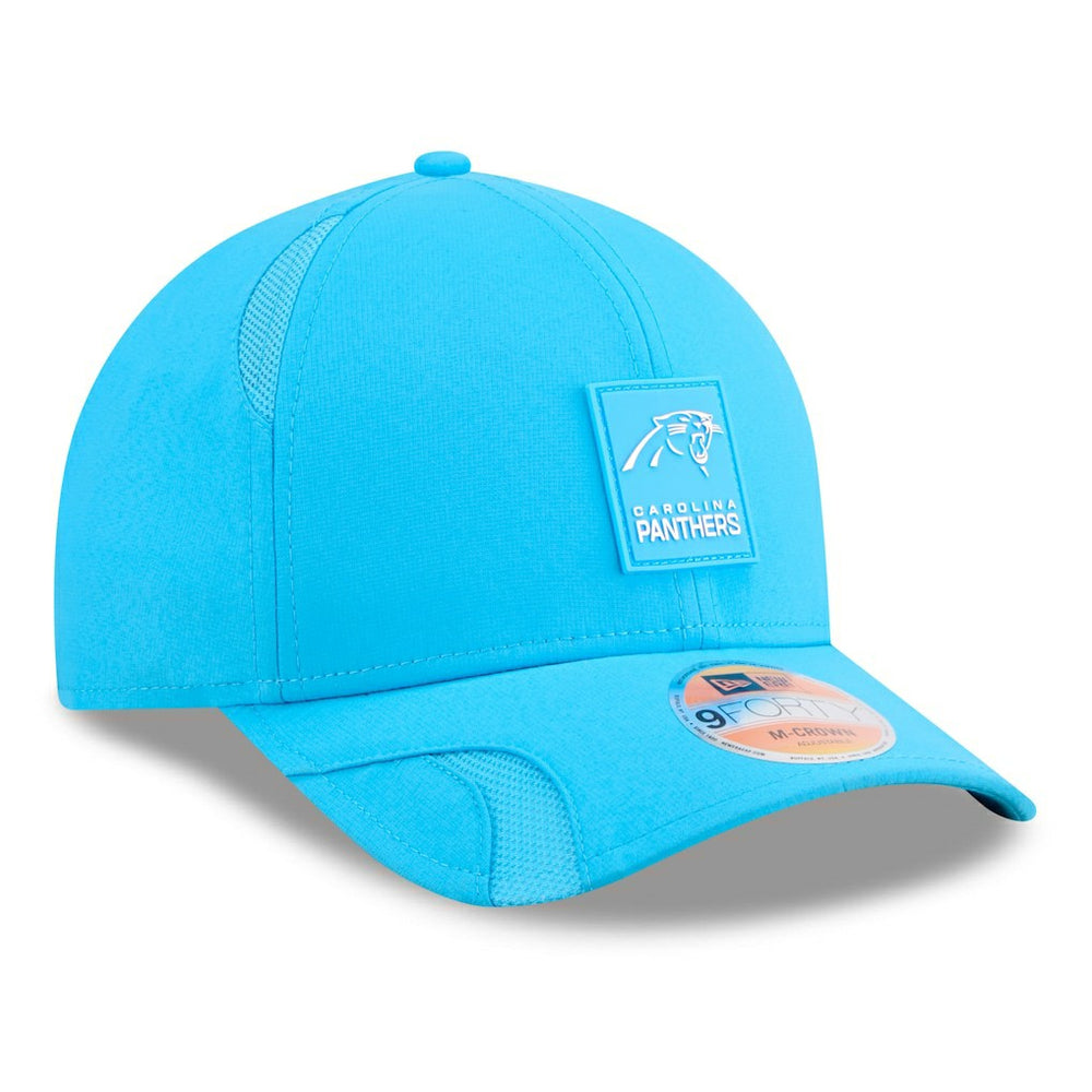 Carolina Panthers New Era 2025 Sideline M-Crown 9FORTY Adjustable Hat Blue | NFL