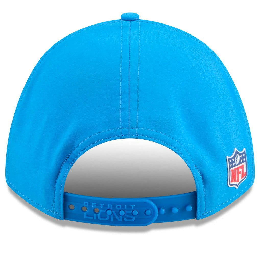 Detroit Lions New Era 2025 Sideline M-Crown 9FORTY Adjustable Hat Blue | NFL
