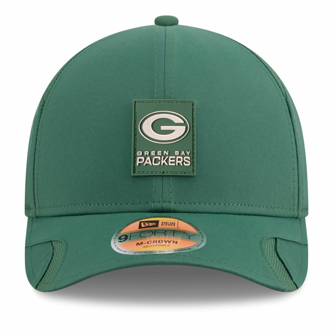 Green Bay Packers New Era 2025 Sideline M-Crown 9FORTY Adjustable Hat Green | NFL