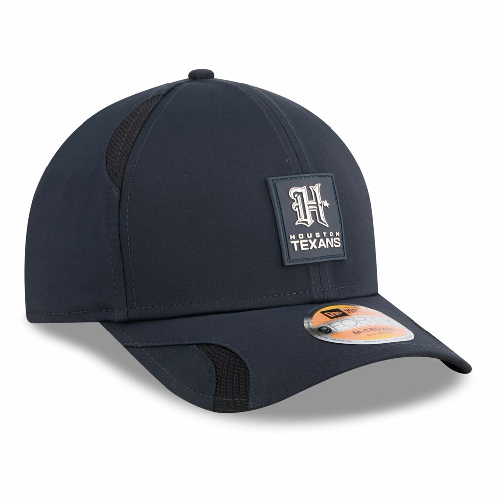 Houston Texans New Era 2025 Sideline H-Town M-Crown 9FORTY Adjustable Hat Navy | NFL