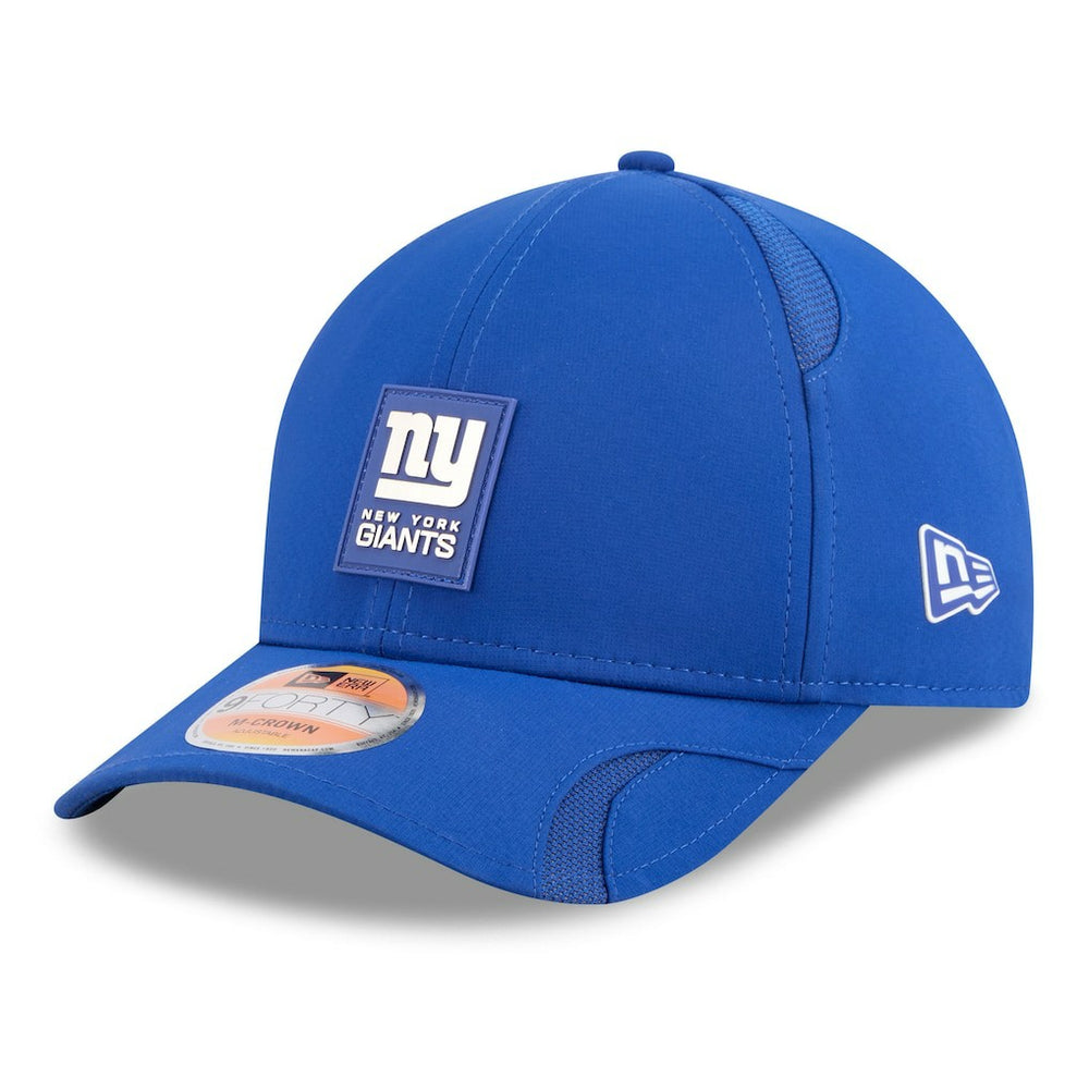 New York Giants New Era 2025 Sideline M-Crown 9FORTY Adjustable Hat Royal | NFL