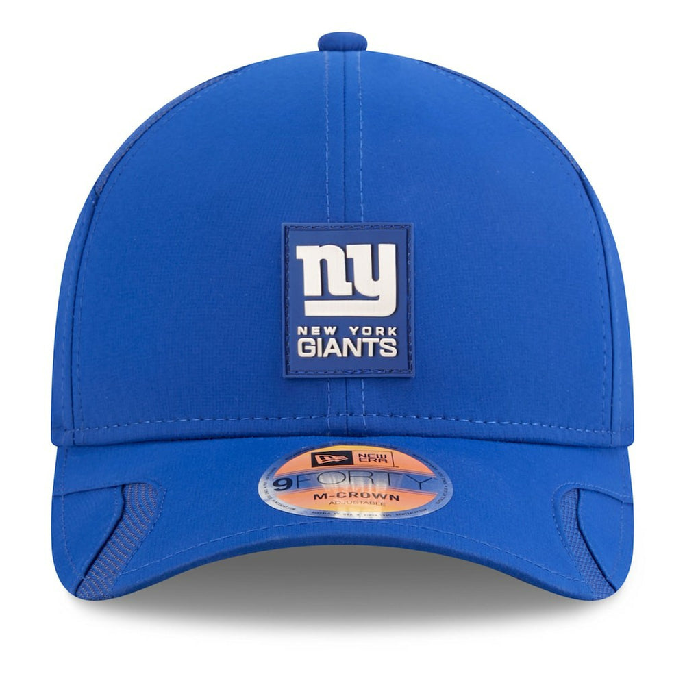 New York Giants New Era 2025 Sideline M-Crown 9FORTY Adjustable Hat Royal | NFL