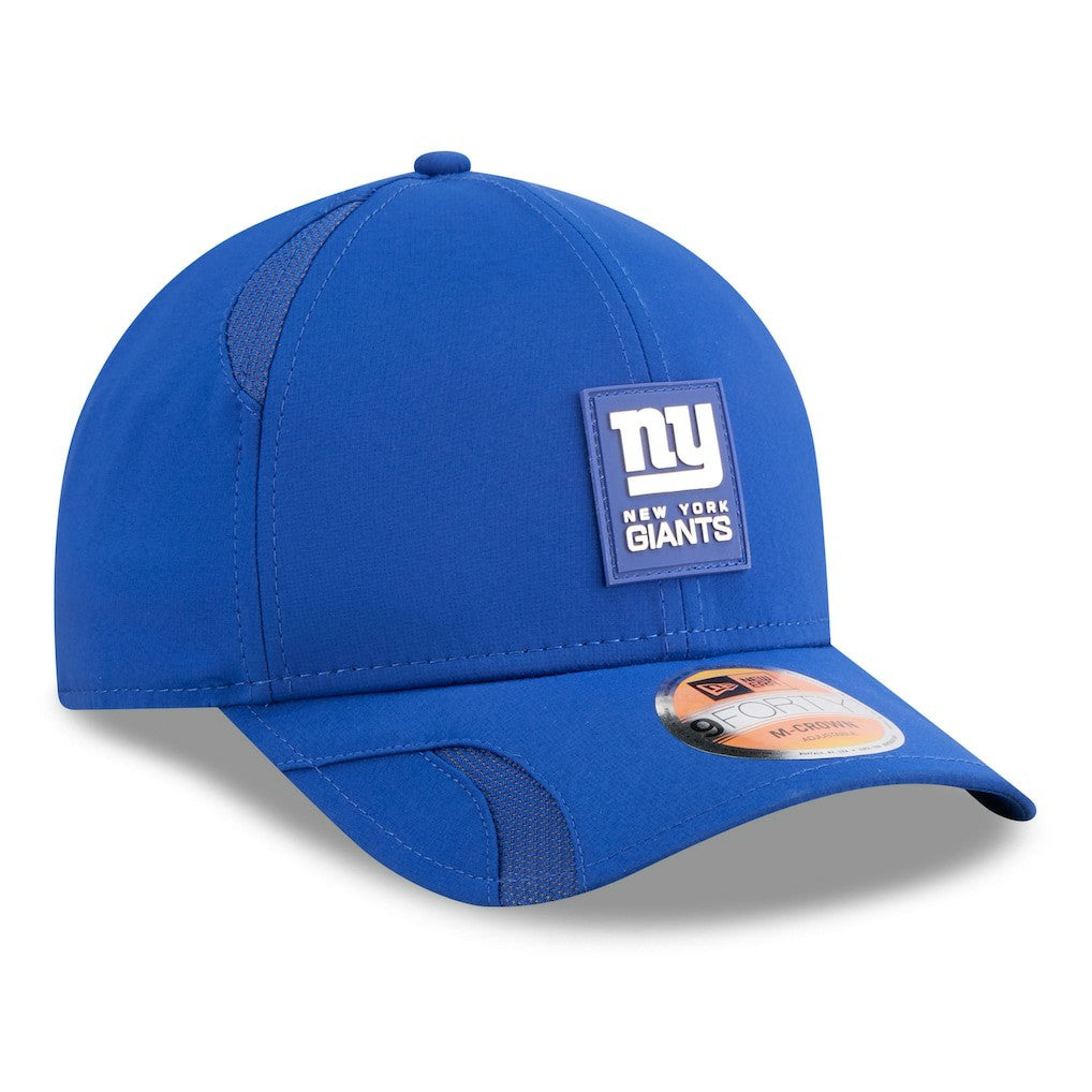 New York Giants New Era 2025 Sideline M-Crown 9FORTY Adjustable Hat Royal | NFL