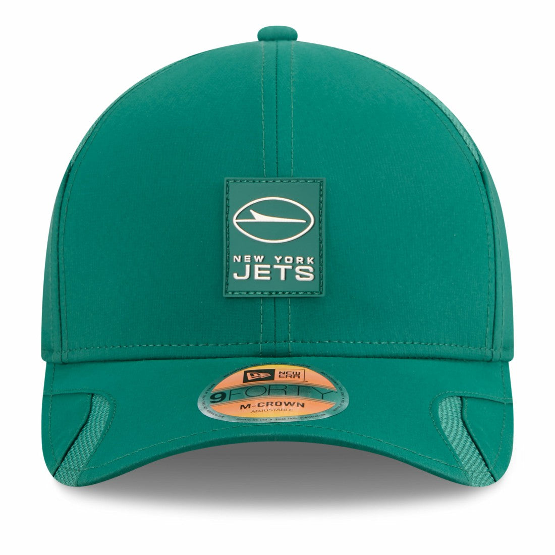 New York Jets New Era 2025 Sideline M-Crown 9FORTY Adjustable Hat Green | NFL