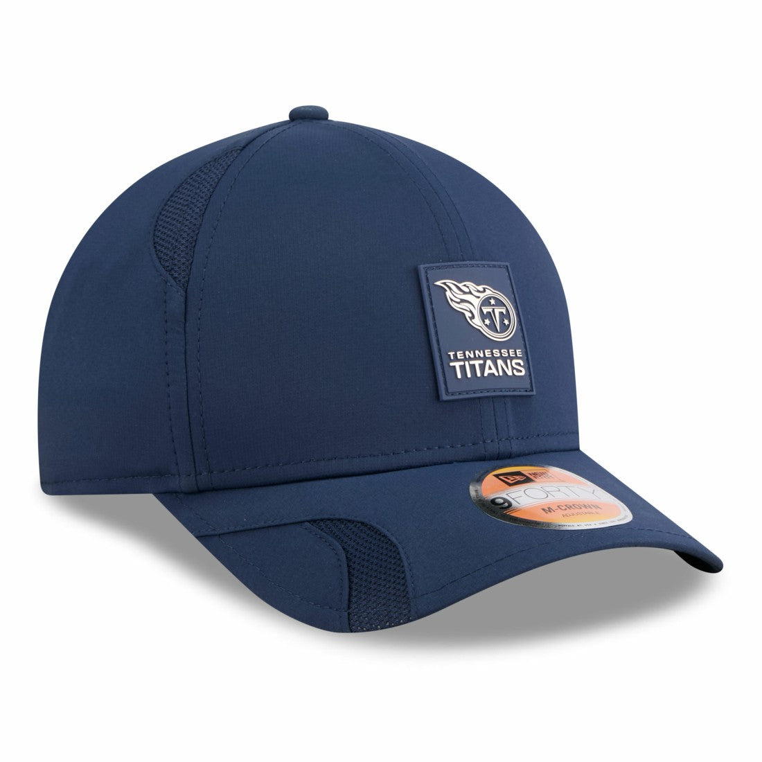 Tennessee Titans New Era 2025 Sideline M-Crown 9FORTY Adjustable Hat Navy | NFL