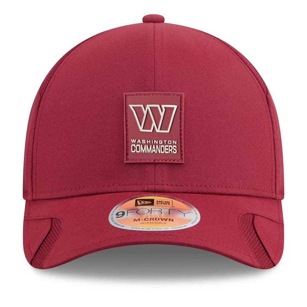 Washington Commanders New Era 2025 Sideline M-Crown 9FORTY Adjustable Hat Burgundy | NFL