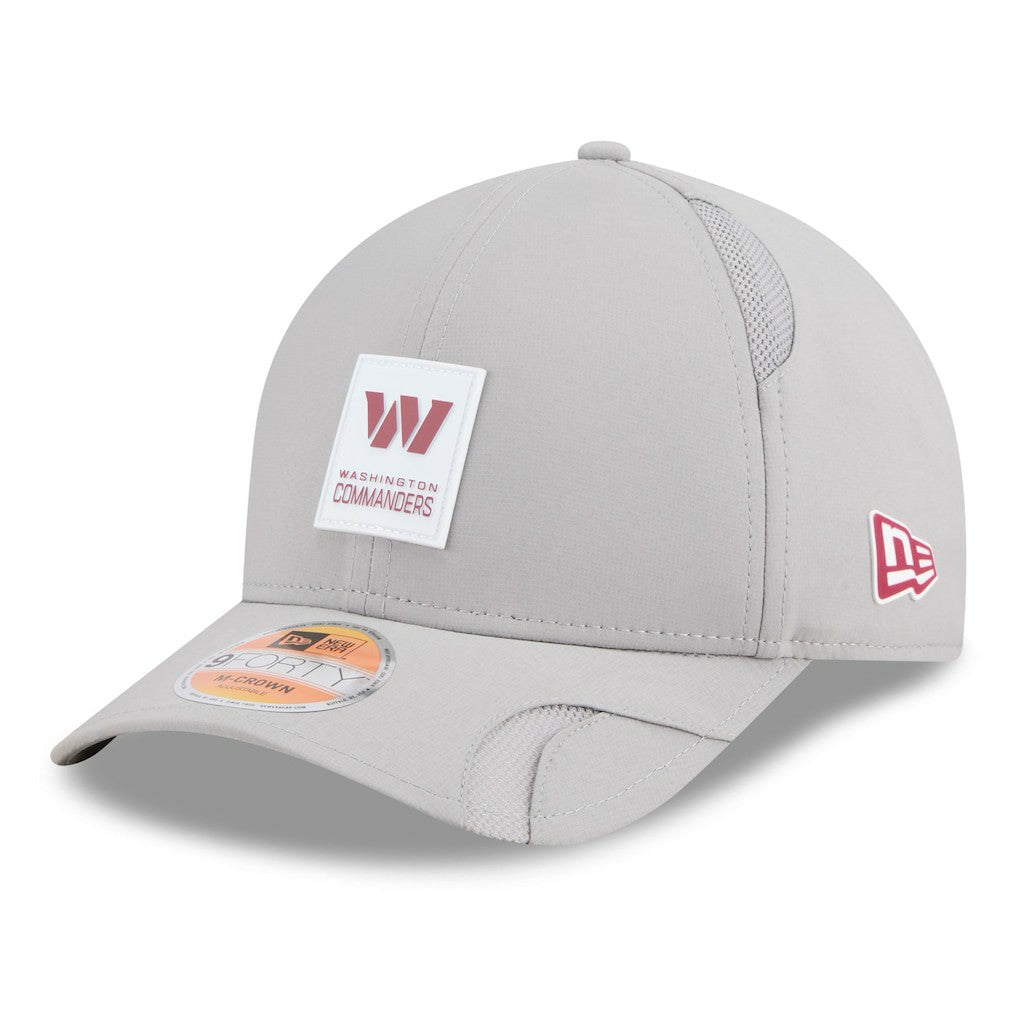 Washington Commanders New Era 2025 Sideline M-Crown 9FORTY Adjustable Hat Gray | NFL
