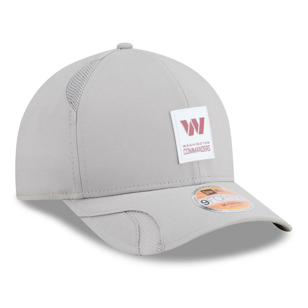 Washington Commanders New Era 2025 Sideline M-Crown 9FORTY Adjustable Hat Gray | NFL