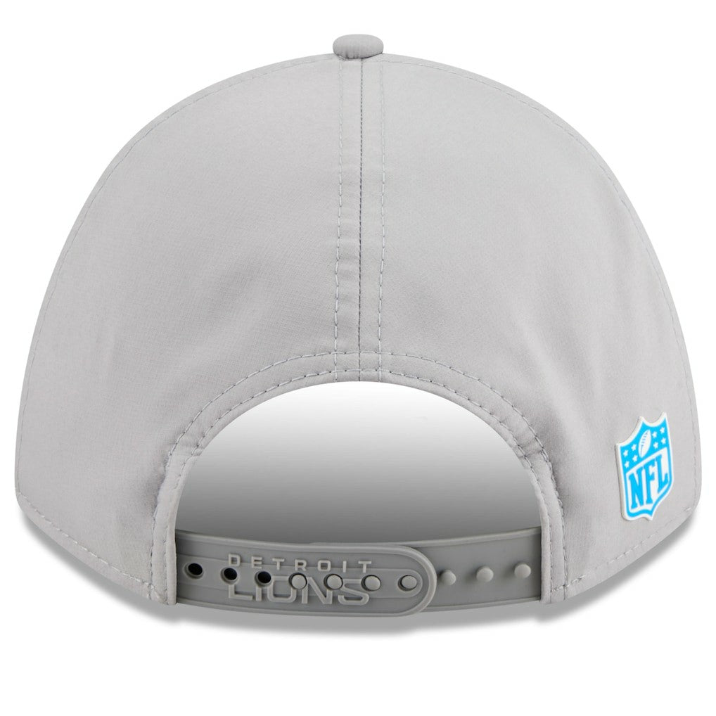 Detroit Lions New Era 2025 Sideline M-Crown 9FORTY Adjustable Hat Gray | NFL