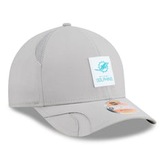 Miami Dolphins New Era 2025 Sideline M-Crown 9FORTY Adjustable Hat Gray | NFL