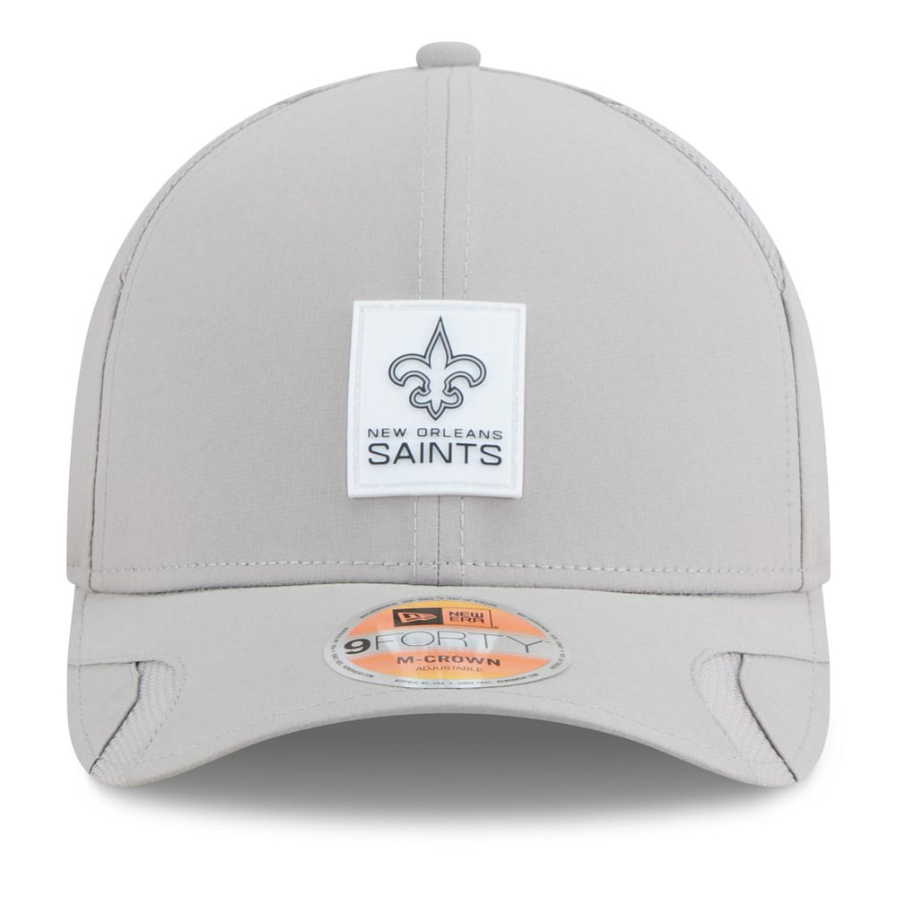 New Orleans Saints New Era 2025 Sideline M-Crown 9FORTY Adjustable Hat Gray | NFL