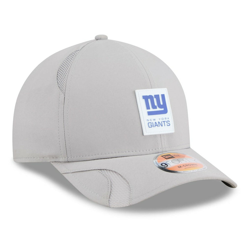 New York Giants New Era 2025 Sideline M-Crown 9FORTY Adjustable Hat Gray | NFL