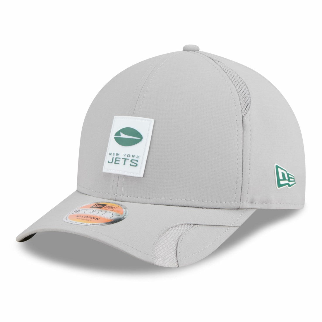 New York Jets New Era 2025 Sideline M-Crown 9FORTY Adjustable Hat Gray | NFL