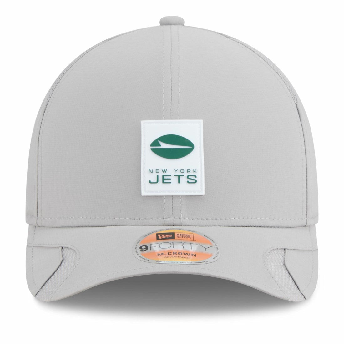 New York Jets New Era 2025 Sideline M-Crown 9FORTY Adjustable Hat Gray | NFL