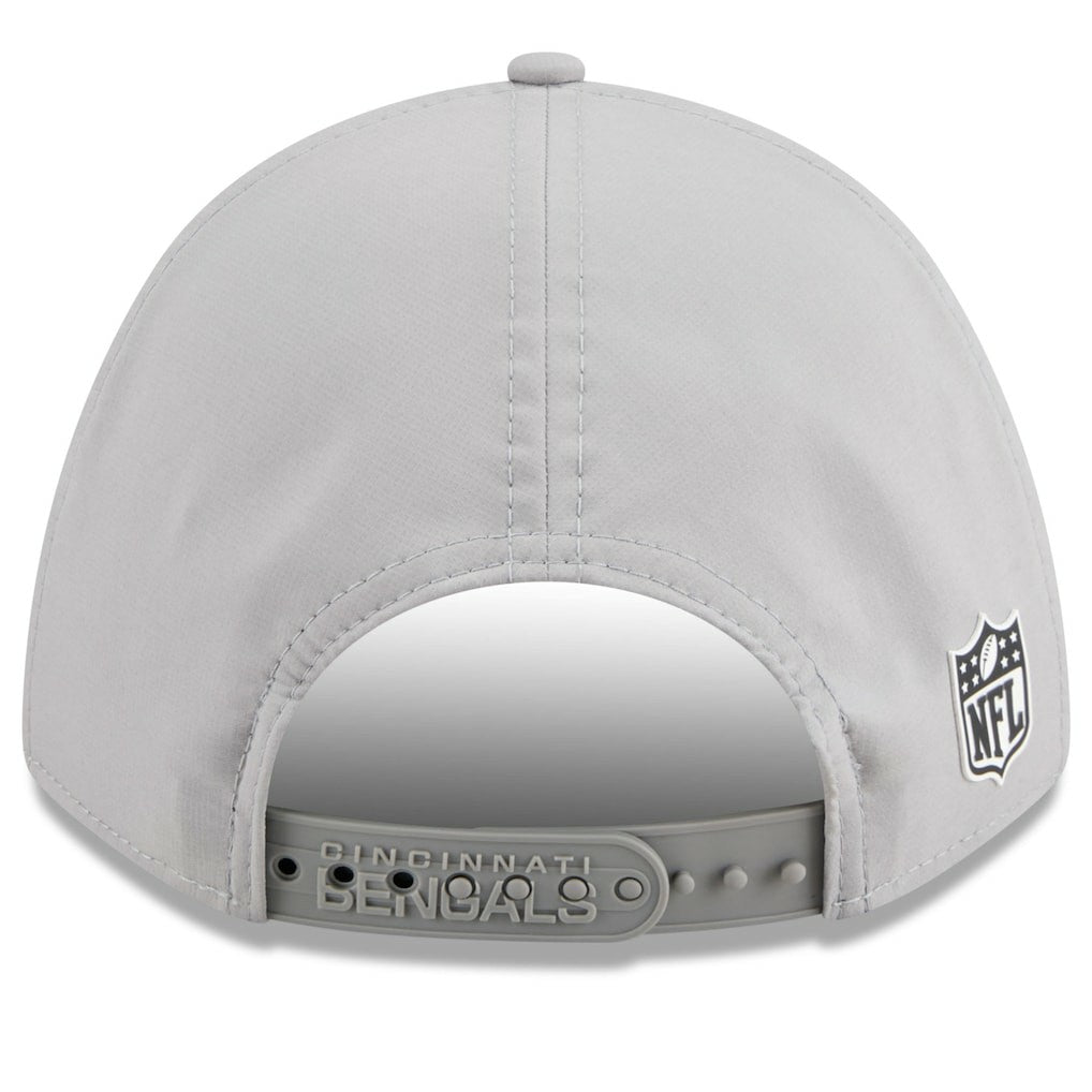 Cincinnati Bengals New Era 2025 Sideline M-Crown 9FORTY Adjustable Hat Gray | NFL