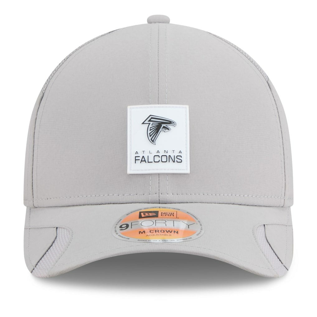 Atlanta Falcons New Era 2025 Sideline M-Crown 9FORTY Adjustable Hat Gray | NFL