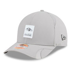 Baltimore Ravens New Era 2025 Sideline M-Crown 9FORTY Adjustable Hat Gray | NFL
