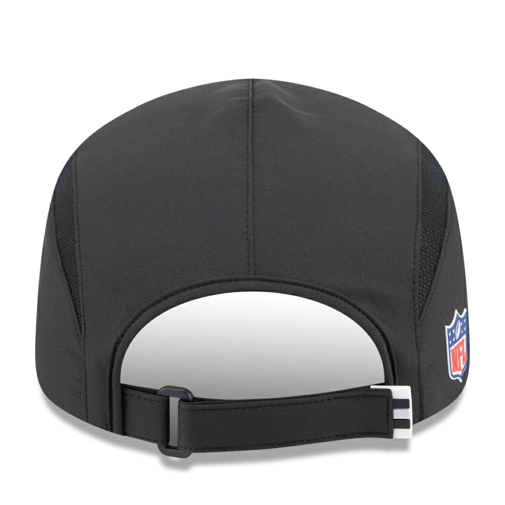 Las Vegas Raiders New Era 2025 Sideline Runner Adjustable Hat Black | NFL