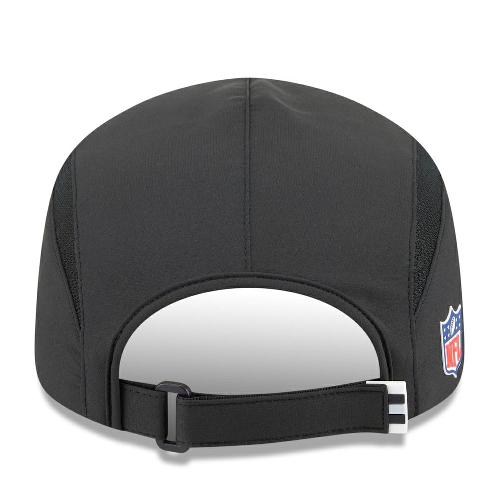 Las Vegas Raiders New Era 2025 Sideline Runner Adjustable Hat Black | NFL