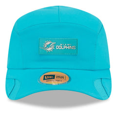 Miami Dolphins New Era 2025 Sideline Runner Adjustable Hat Aqua | NFL