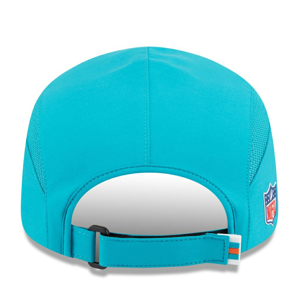 Miami Dolphins New Era 2025 Sideline Runner Adjustable Hat Aqua | NFL