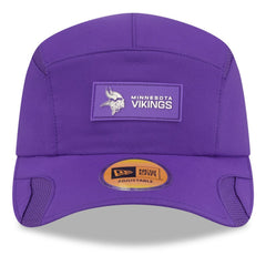 Minnesota Vikings New Era 2025 Sideline Runner Adjustable Hat Purple | NFL