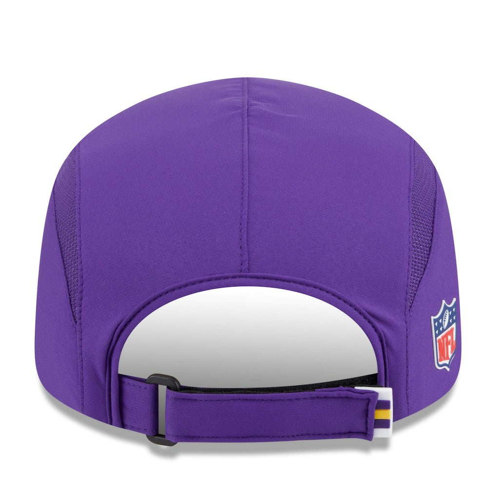 Minnesota Vikings New Era 2025 Sideline Runner Adjustable Hat Purple | NFL