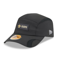 New Orleans Saints New Era 2025 Sideline Runner Adjustable Hat Black | NFL