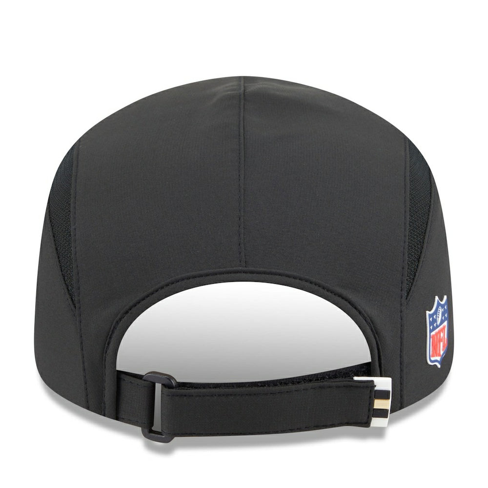 New Orleans Saints New Era 2025 Sideline Runner Adjustable Hat Black | NFL