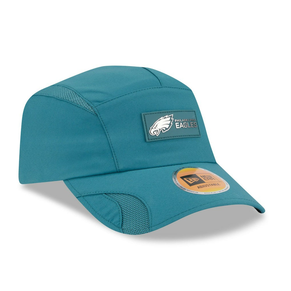 Philadelphia Eagles New Era 2025 Sideline Runner Adjustable Hat Midnight Green | NFL