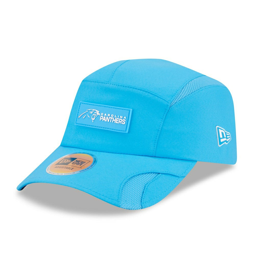 Carolina Panthers New Era 2025 Sideline Runner Adjustable Hat Blue | NFL