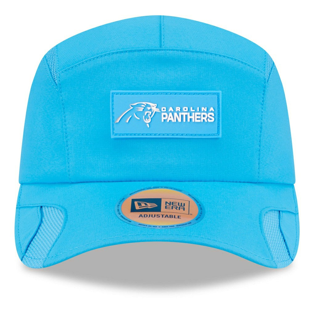 Carolina Panthers New Era 2025 Sideline Runner Adjustable Hat Blue | NFL